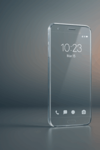 smartphone trsaparente